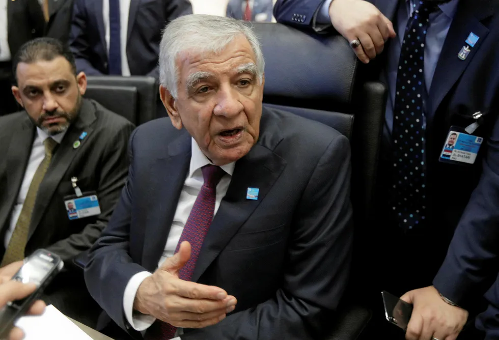 Iraq's Oil Minister Jabar Ali al-Luaibi