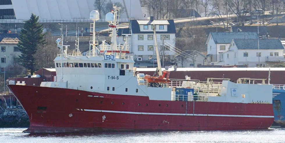 Snøkrabbebåten «Arctic Opilio» i Tromsø. Båten er taksert for til 170 millioner kroner etter omfattende ombygging og oppgradering til snøkrabbefiske.