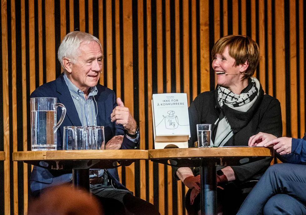 Ekteparet Christine Meyer og Victor Norman lanserte i høst boken «Ikke for å konkurrere».