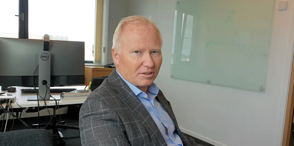 Knut Nesse is CEO of Akva Group. "The implications from the introduction of new resource tax in Norway are negative both for land based business and parts of sea based business," said the company.