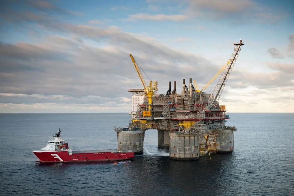 Offshore giant: production at Norway’s largest gas field, Troll, has been held back by a reservoir management strategy aimed at extracting oil deposits before pressure is depleted
