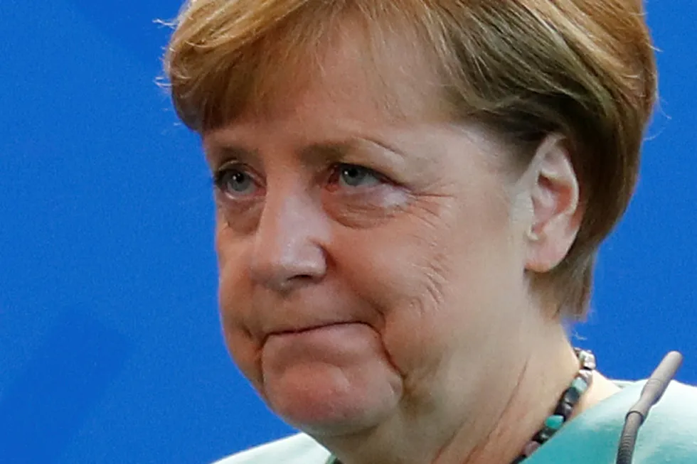 Tysklands statsminister Angela Merkel lover britene støtte i kampen mot terror. Foto: AP / NTB Scanpix Foto: AP / NTB Scanpix