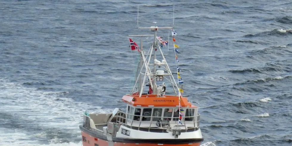 "Henriette E", overlevert fra byggeverftet tidligere denne måneden. Foto: Jon Eirik Olsen.