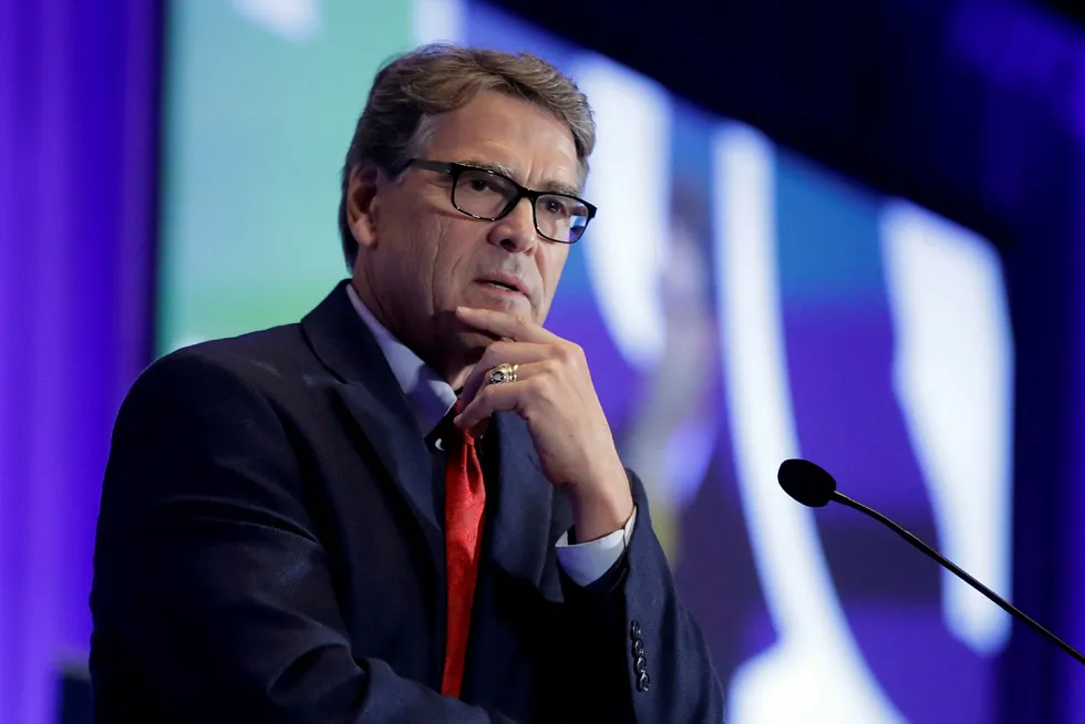 U.S. Energy Secretary Rick Perry: longest-serving governor of state of Texas, home of the prolific Permian basin