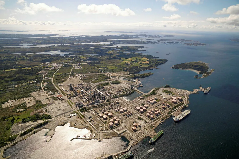 A hydrogen supply hub is being planned in Mongstad, Norway, where Equinor has a refinery in operation