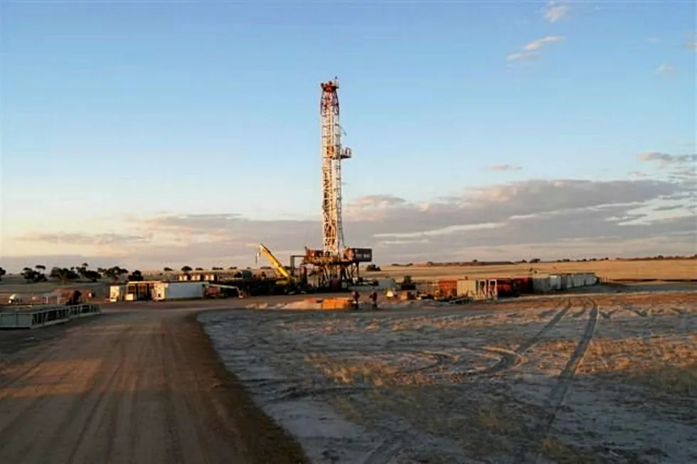 Suspended: work at the Warro gas discovery in Western Australia is on hold while an inquiry into hydraulic fracturing is carried out in Western Australia