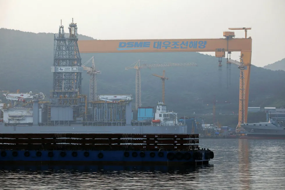Manageable backlog: Daewoo Shipbuilding & Marine Engineering's Okpo yard in Geoje, South Korea