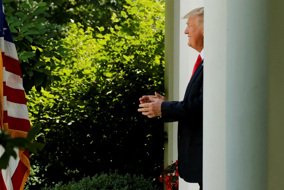 USAs president Donald Trump, her fotografert ved Det hvite hus i sommer. Foto: Jonathan Ernst/Reuters/NTB scanpix