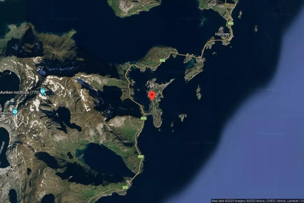 Området rundt Reineveien 40, Moskenes, Nordland