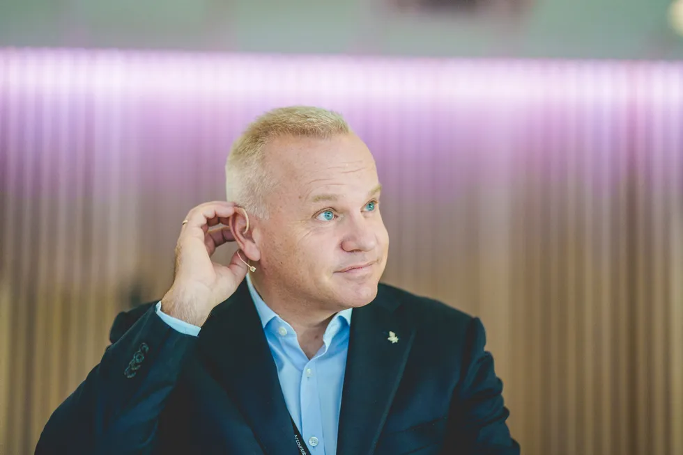 Decisions: Equinor chief executive Anders Opedal.