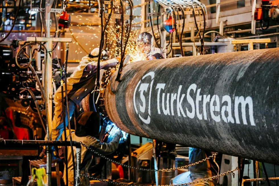 Gazprom completes TurkStream phase one. Gazprom TurkStream.