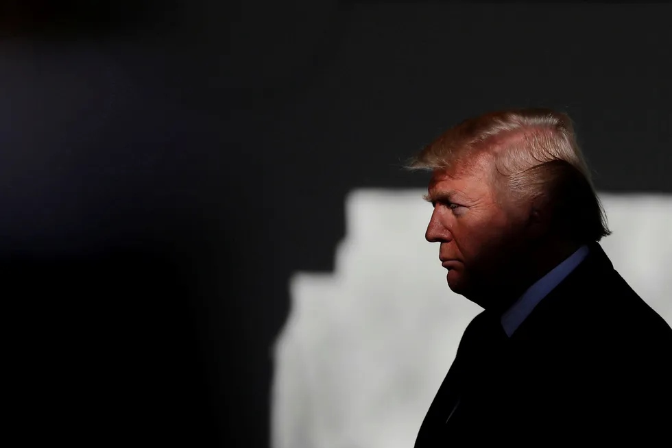 Donald Trump markerer ett år som president med budsjettkrise. Foto: REUTERS/Carlos Barria