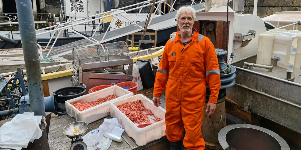 Selv om Roar Fredriksen, kjent som «Reke-Roar», ikke er veldig optimistisk til fremtidens fiske, er han trolig Narviks mest omgjengelige og blide mann.