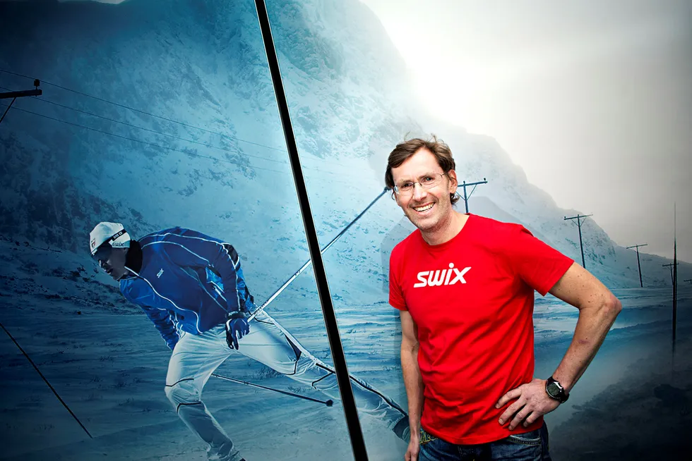 Swix-sjef Ulf Bjerknes er en av de store aktørene innen vintersportshandelen i Norge. Foto: Thomas T. Kleiven