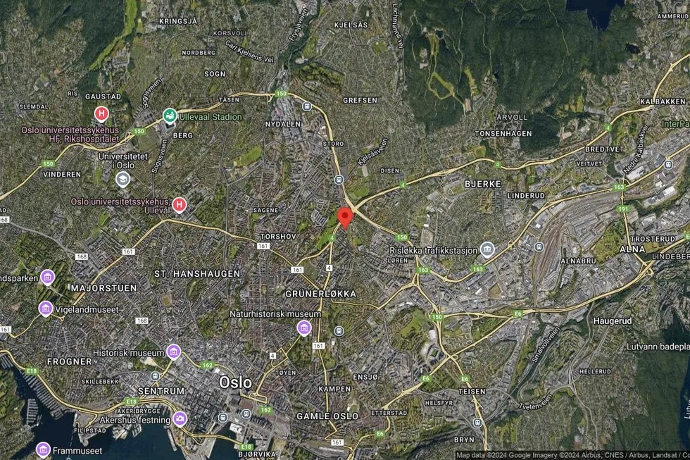 Området rundt Trondheimsveien 197A, Oslo, Oslo