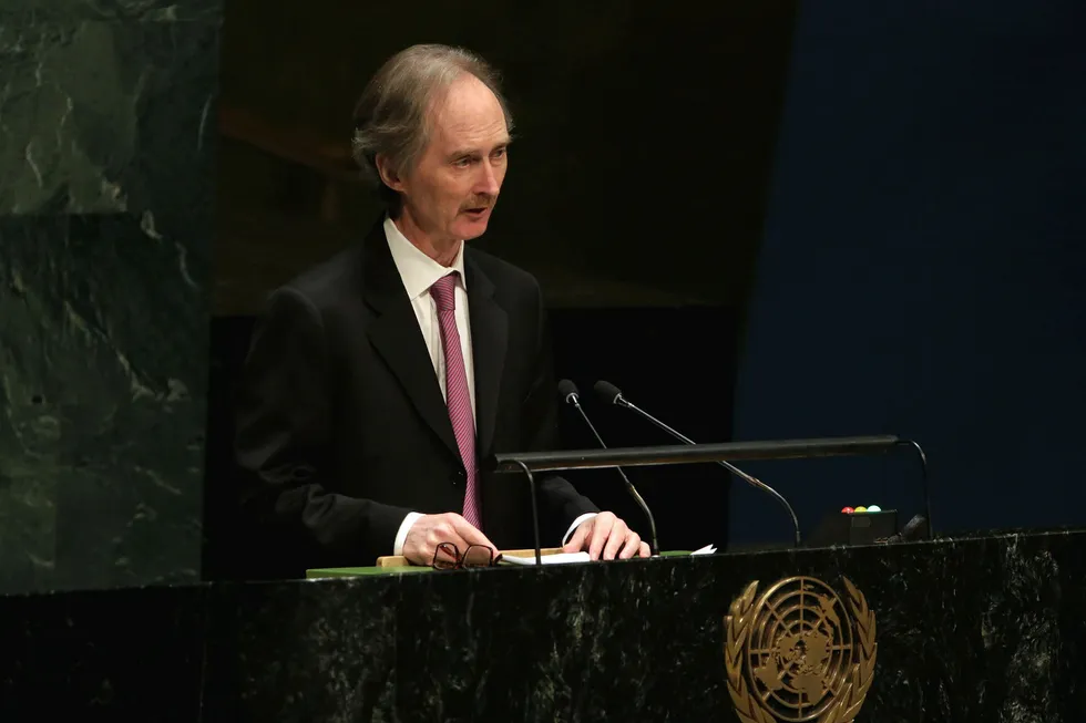 FNs spesialutsending for Syria, Geir O. Pedersen bes om å endre Syria-strategi.