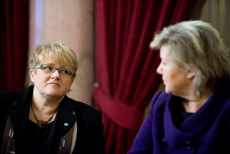 OPPGITT. Venstre-leder Trine Skei Grande er ikke imponert av retorikken til Erna Solberg den siste uken. Arkivbilde. Foto: Per Stle Bugjerde