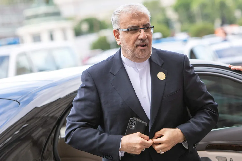 Iran's Petroleum Minister Jawad Owji.