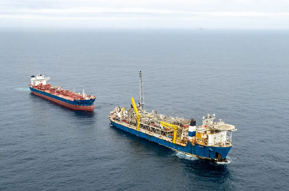 Aker BP's Alvheim FPSO offshore Norway.