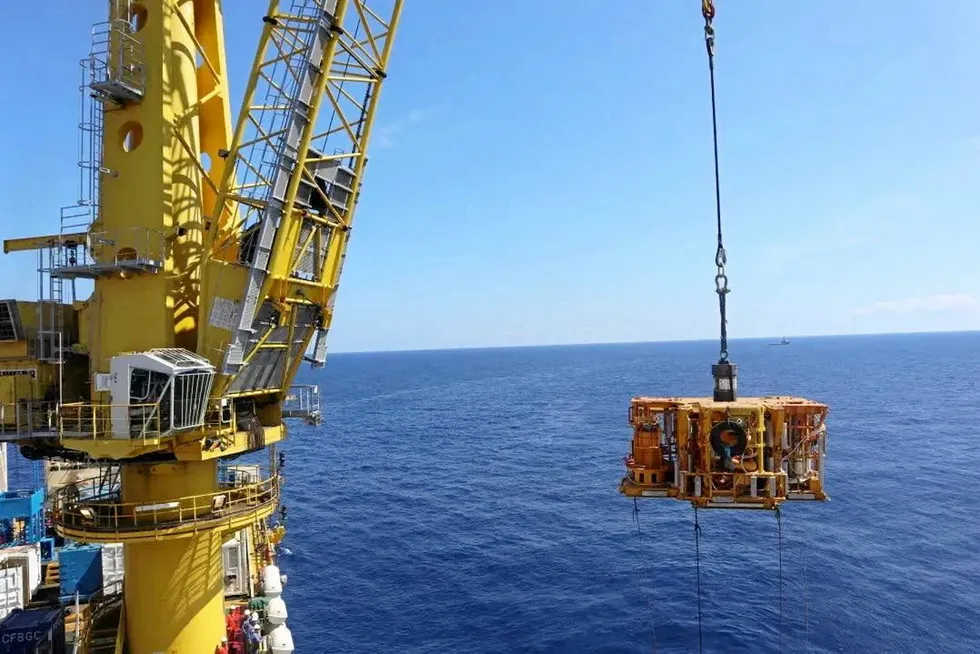 Progress: subsea tree installation at the deep-water Lingshui gas play in the South China Sea