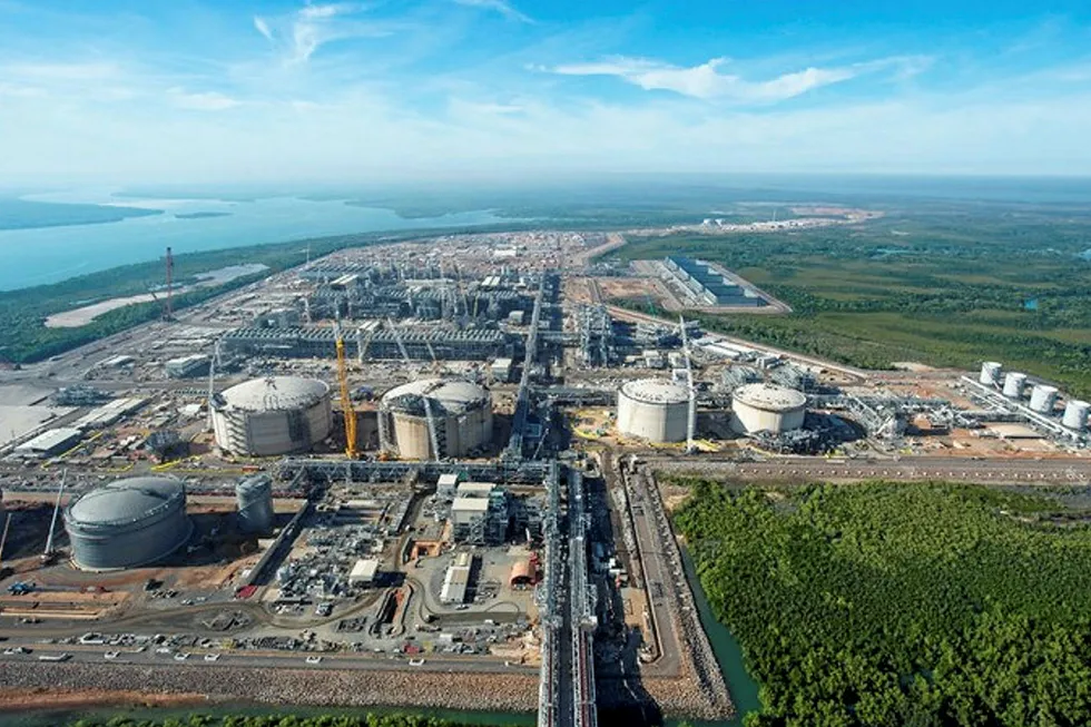 Ichthys: the onshore LNG plant near Darwin in Australia's Northern Territory