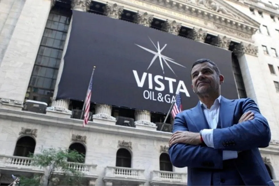 New highs: Vista Oil & Gas chief executive Miguel Galuccio