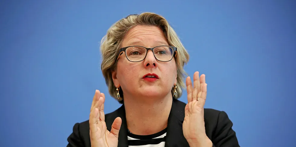 German Environment Minister Svenja Schulze.