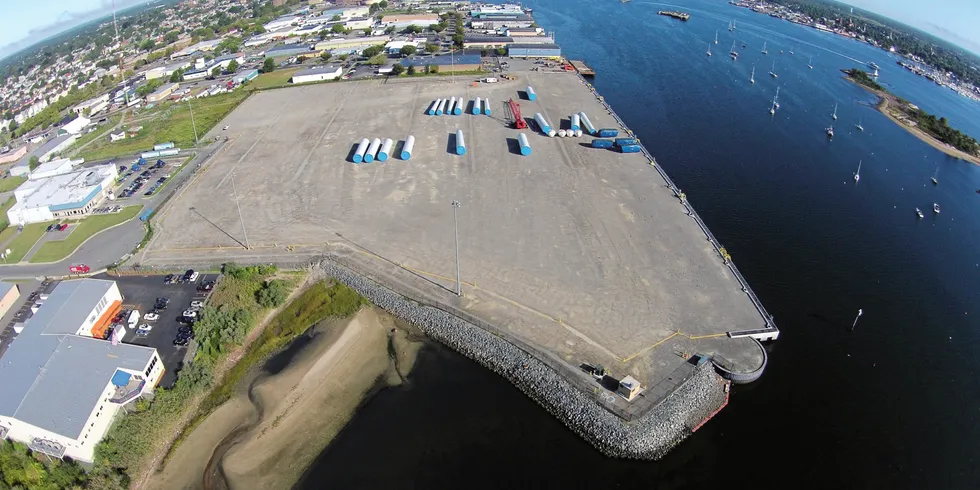 New Bedford Marine Commerce Terminal, completed in 2014, is the US' first purpose-built offshore wind port