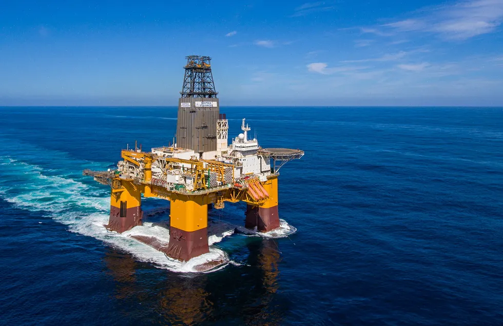 Offshore campaign: Odfjell Drilling’s semisub Deepsea Stavanger.