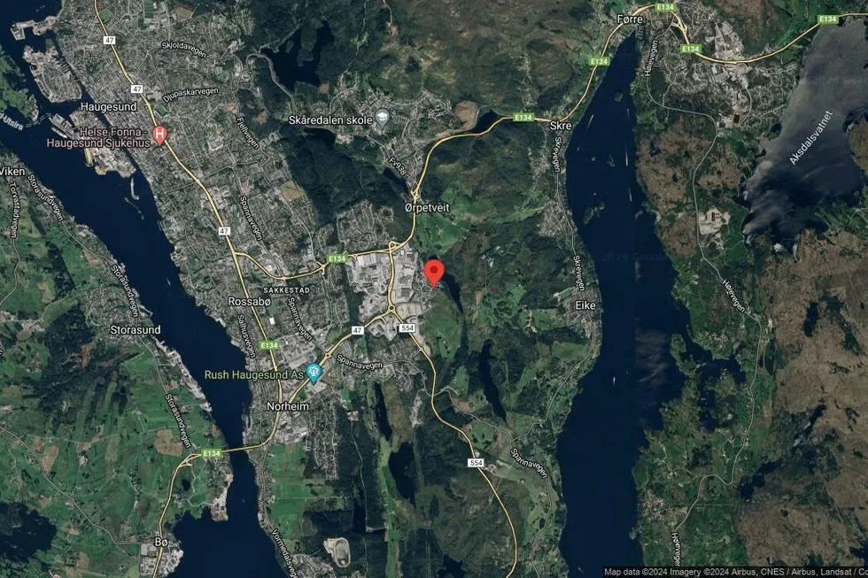 Området rundt Vassbrekkevegen 46, Haugesund, Rogaland