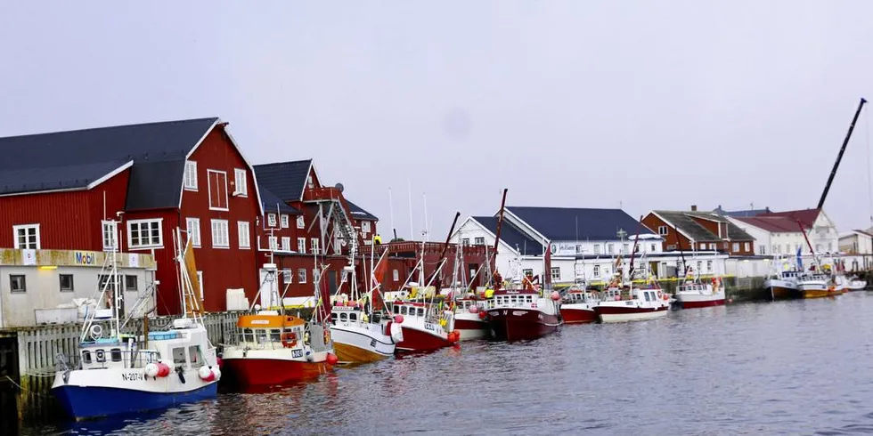 AVSLAG: Johs H Giæver har fått avslag på søknaden om å bli hovedeier i en fiskebåt. I søknaden heter det at båten skulle forsyne Giævers anlegg i Havnnes og Henningsvær (bilde) med råstoff.Foto: Arne Fenstad