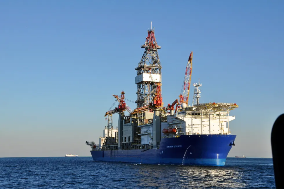 Platinum Explorer: one of three drillships owned by Vantage Drilling