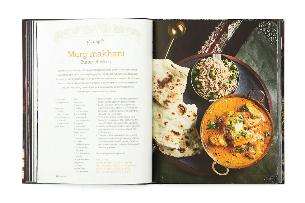Mange muligheter. Hver rett kommer med alternativer til ingredienser og andre nyttige tips. Både murg makhani og lam curry er retter som enkelt kan gjøres veganske eller vegetariske.