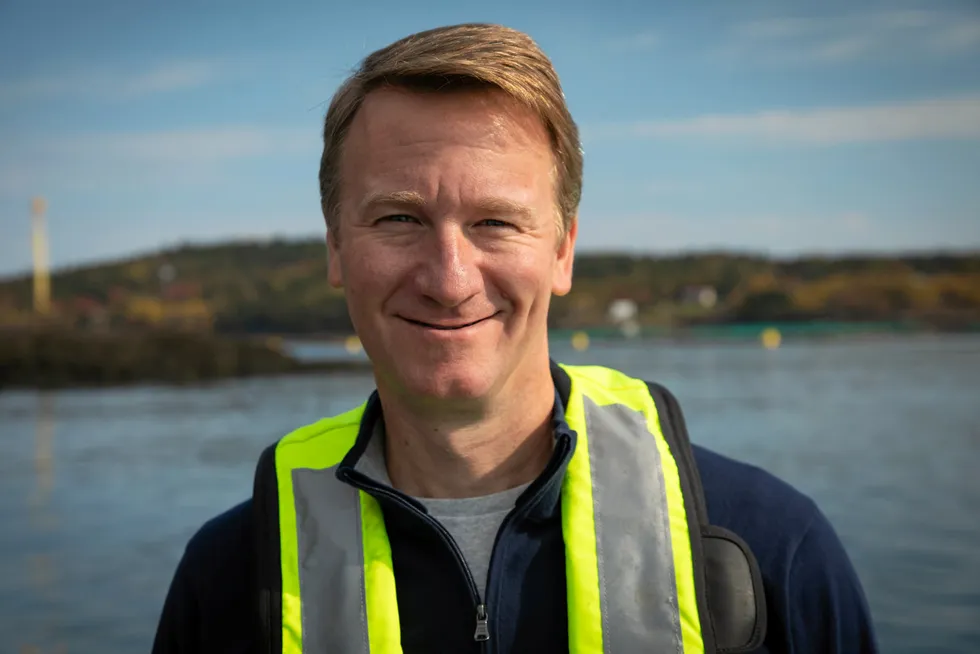 Cooke Vice President of Public Relations Joel Richardson dismissed the value of a new ranking of salmon farmers and how they treat their fish.