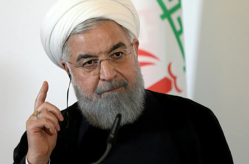 Warning: Iran's President Hassan Rouhani