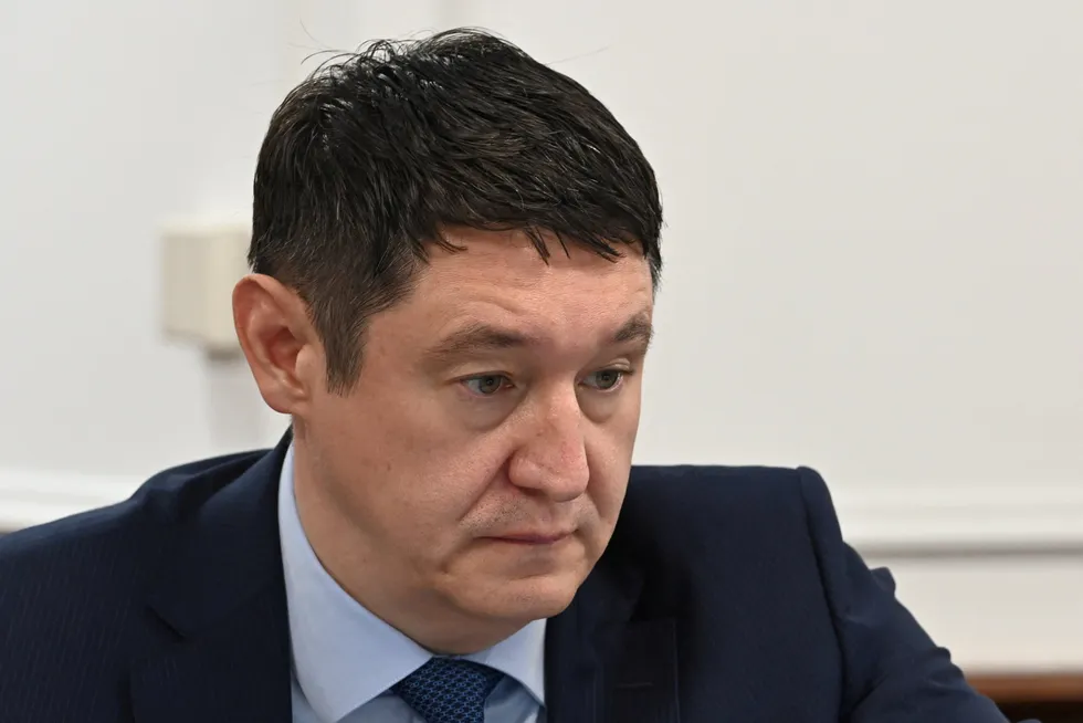 Interest: Kazakhstan Energy Minister Almasadam Satkaliyev.