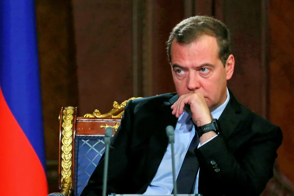 Resolution: Russian Prime Minister Dmitry Medvedev