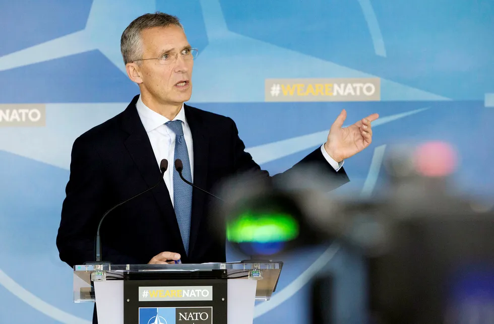 Stemningen i favør av Jens Stoltenberg som Natos generalsekretær i to ekstra år har vist seg å være unison og mer og mer tydelig den siste uken. Foto: AP Photo/Virginia Mayo