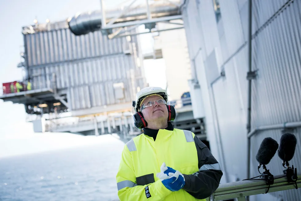 Equinor-sjef Eldar Sætre leder Norges største bedrift. Oljeselskapene opplevde i 2017 en kraftig vekst i omsetning og lønnsomhet og løfter snittet i DN500-utvalget. Foto: Tommy Ellingsen