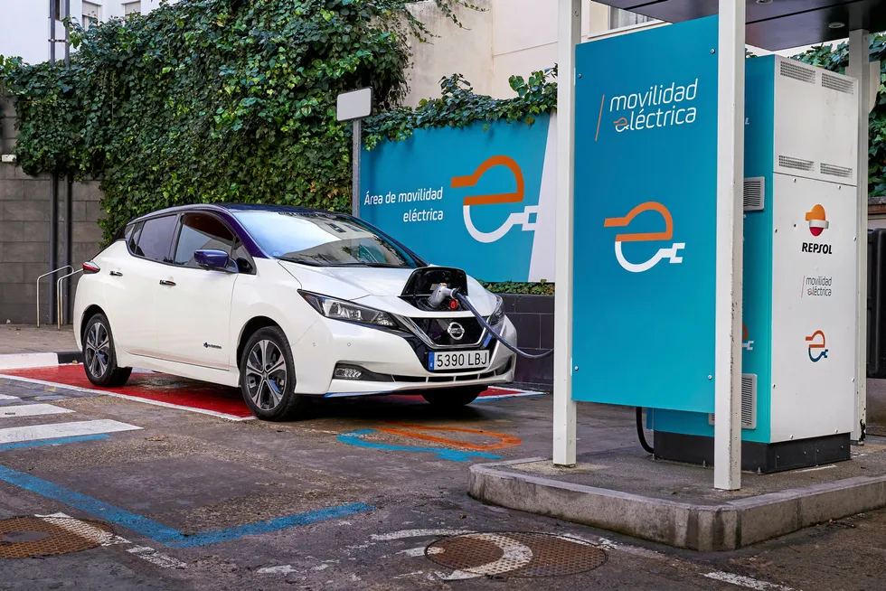 Charged: owners of Nissan electric vehicles will enjoy discounted costs at Repsol service stations