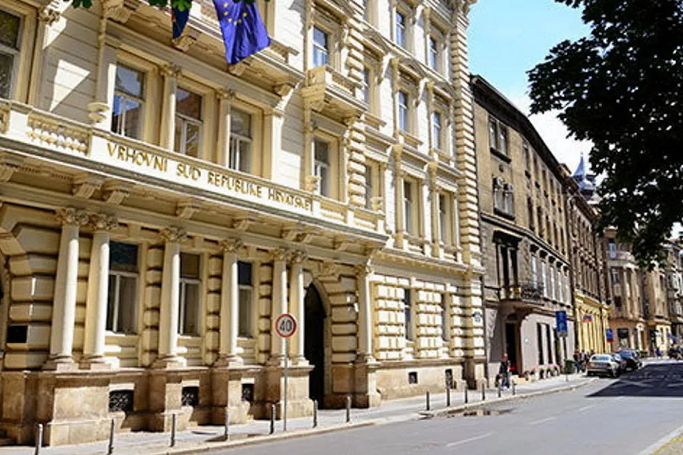 Appeal lodged: The Supreme Court of Croatia in Zagreb