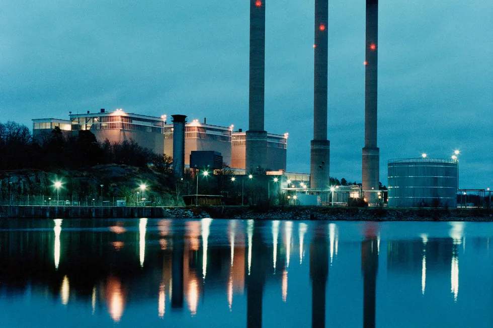 Det oljefyrte Karlshamnsverket måtte i høst gjenåpnes for å avhjelpe strømkrisen i Sverige.