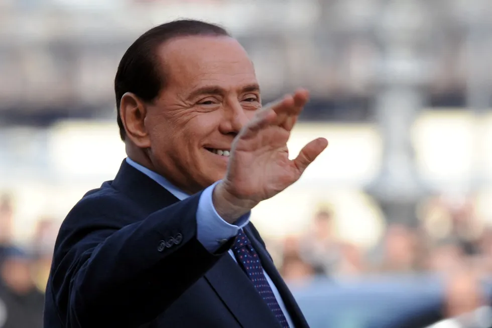 Silvio Berlusconi under sin siste statsministerperiode i 2008.