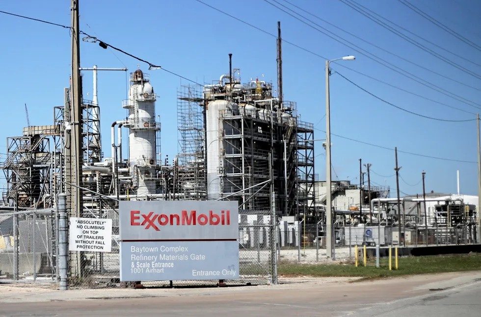 Low-carbon products: ExxonMobil’s Olefins Plant in Baytown, Texas, is to be paired with a new low-carbon hydrogen production facility.