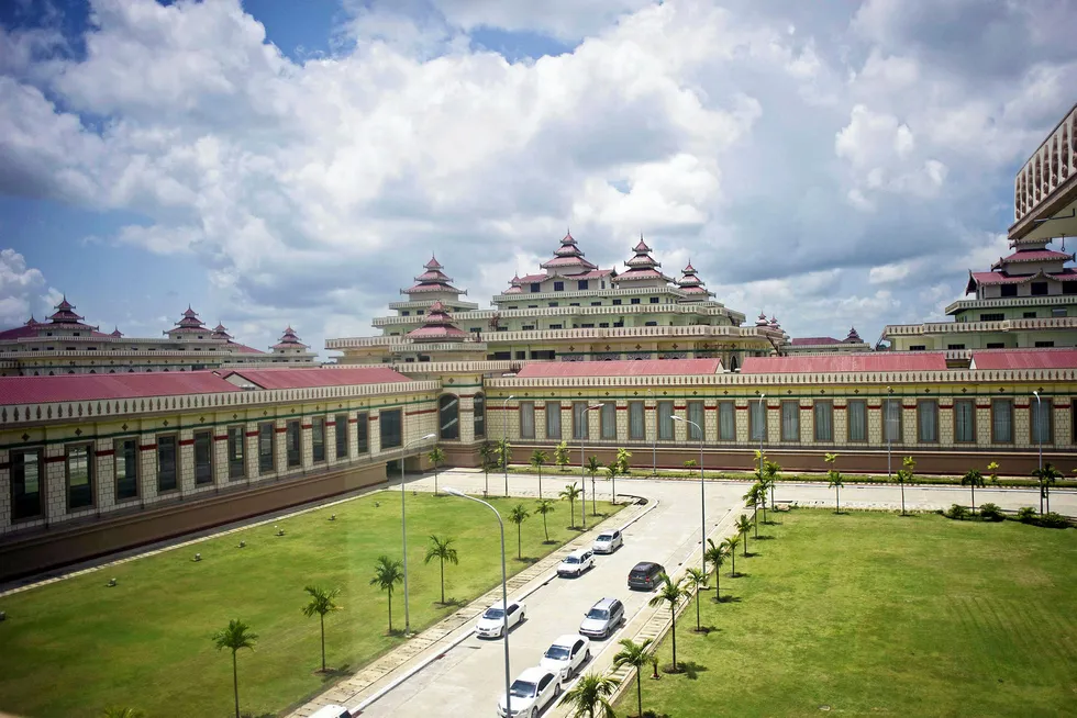 Decisions: Myanmar's Union Parliament building in Naypyidaw