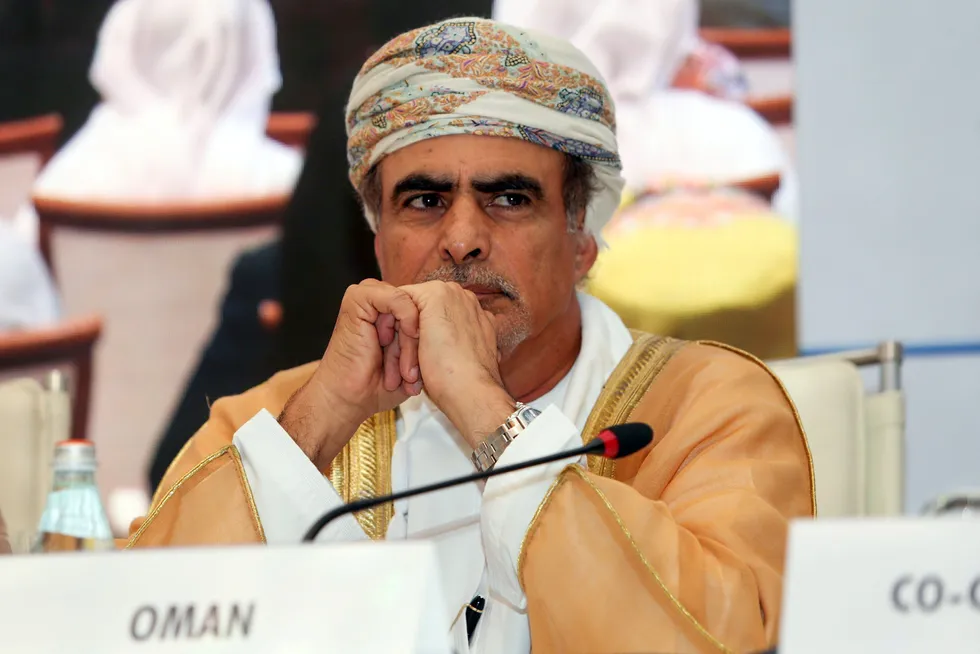 Drilling hopes: Omani Energy Minister Mohammed bin Hamad al Rumhy