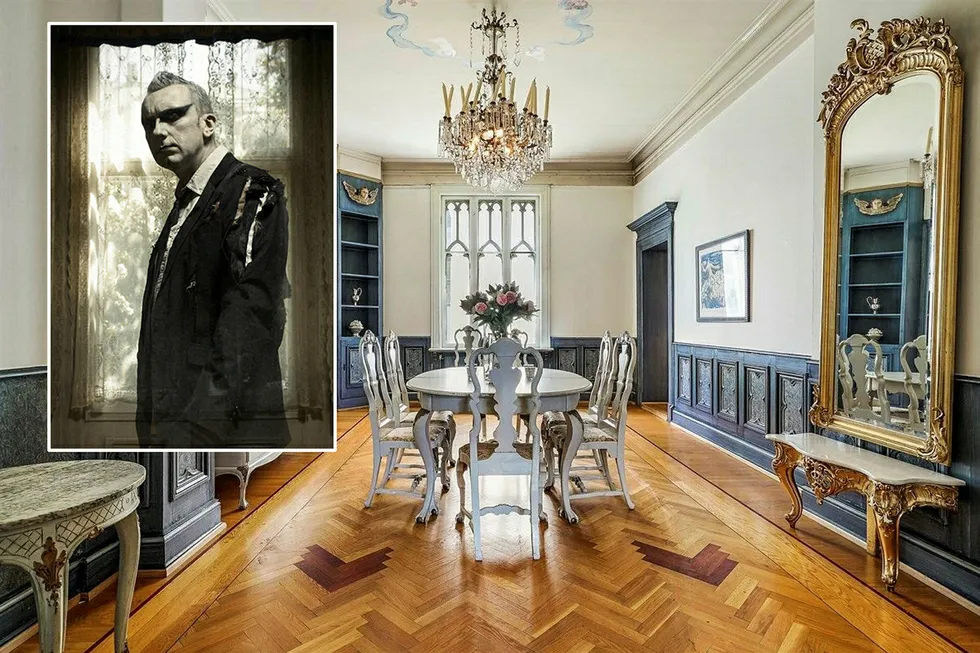 Ifølge Finansavisen er det Jo Lunder som har kjøpt huset til advokat og artist Bjørn Alexander Brem, også kjent som Gothminister (innfelt). Foto: Privat