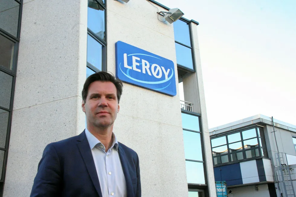 Leroy Seafood Group CEO Henning Beltestad. The company is among the defendents in the US price fixing case.