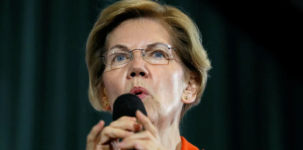 US Senator Elizabeth Warren of Massachusetts is urging the USDA to help the East Coast groundfish industry.