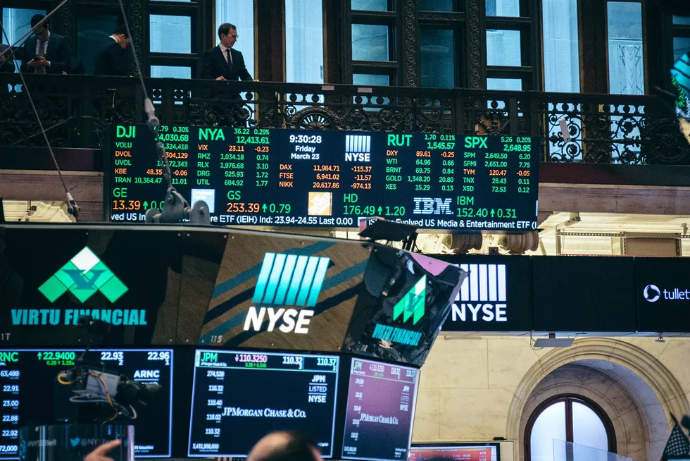 Wall Street henter seg inn etter fallet i forrige uke.